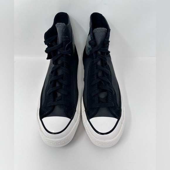 Converse Chuck 70 Crafted Canvas High Storm Wind Sneaker Black Gray Size 8 - Picture 3 of 7